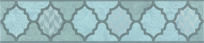 Бордюр OP\A27\6331 Фоскари бирюзовый 25*5,4 (уп/30шт), шт Бордюр OP\A27\6331 Фоскари бирюзовый 25*5,4 (уп/30шт), шт