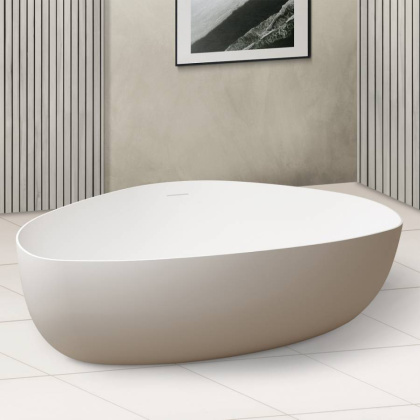 Ванна из литьевого мрамора Abber Stein 180х130 AS9608