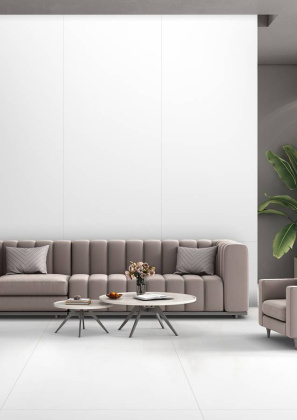 Керамический слэб MONO WHITE SAHARA 2800х1200х6мм, Matt 