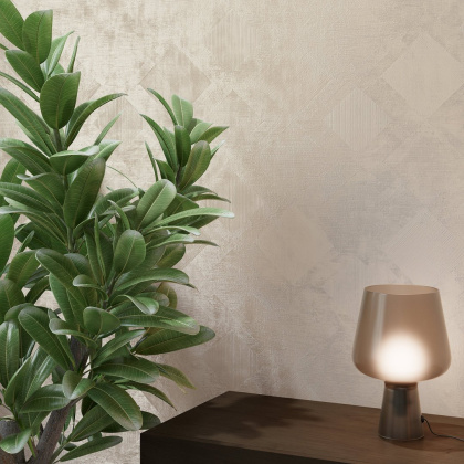 Обои виниловые Винтаж база универсальная, желтый