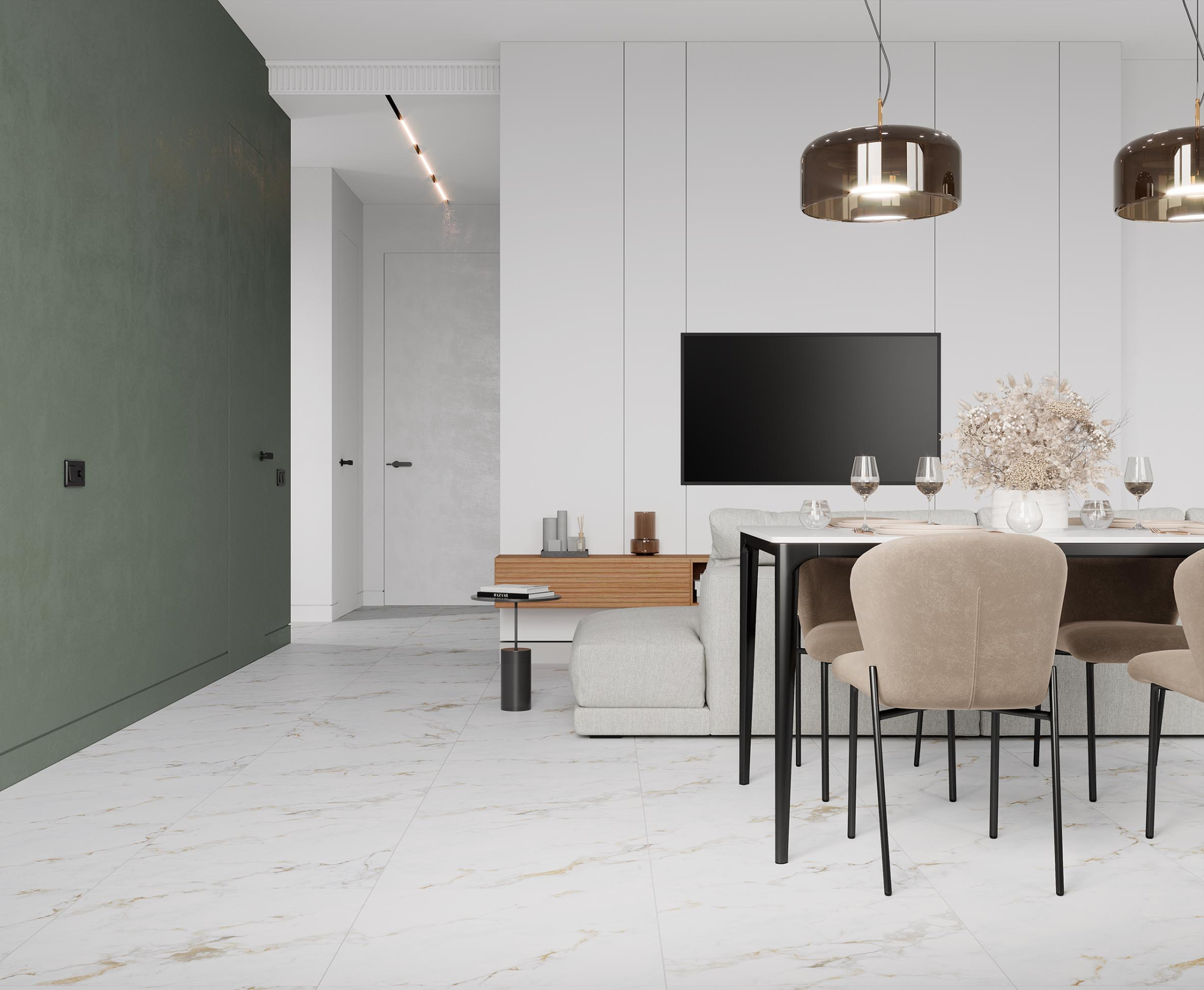 Kерамогранит K27_1 Statuario martin (60смх60смх9мм) (4шт_1,44м2) Матовый, м2