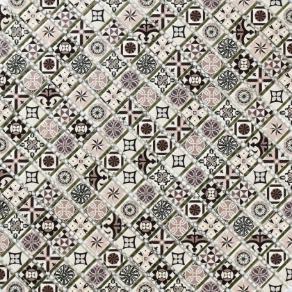 Мозаика Xindi Grey (стекло) 15*15 300*300