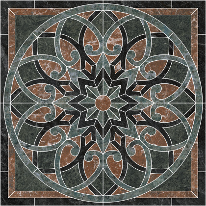 Риальто наборный лаппатированный 119,5x119,5x11