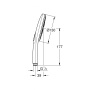 Душ ручной вида струи Grohe Rainshower SmartActive 130 3, хром (26544000) Душ ручной вида струи Grohe Rainshower SmartActive 130 3, хром (26544000)