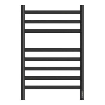 Полотенцесушитель электрический Point Селена PN16858B П8 500x800, диммер справа, черный