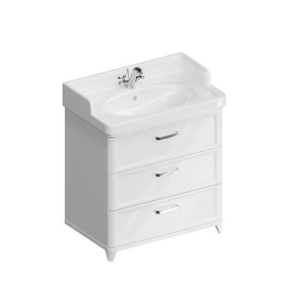Тумба с раковиной Kerama Marazzi Pompei 80 см PO.M.80.3\WHT глянцевый белый Тумба с раковиной Kerama Marazzi Pompei 80 см PO.M.80.3\WHT глянцевый белый