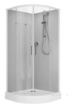 Душевая кабина Aquanet Passion EVO R white 90x90 набор 2