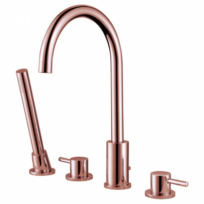 Смеситель для ванны Abber Wasser Kreis AF8113RG розовое золото Смеситель для ванны Abber Wasser Kreis AF8113RG розовое золото