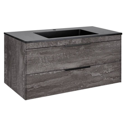 База под раковину Chiara 2D 1000 подвесная, 2 выкатных ящика soft-close, G.Stone База под раковину Chiara 2D 1000 подвесная, 2 выкатных ящика soft-close, G.Stone