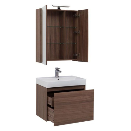 Мебель для ванной Aquanet Нью-Йорк 70 орех