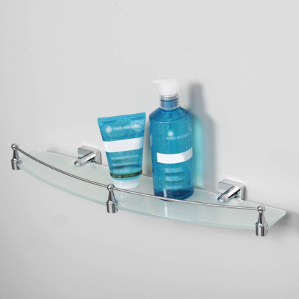 Полка стеклянная Dill, 50х7х14,5 см, хром, K-3944