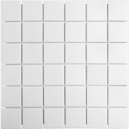 Противоскользящая мозаика White Antislip 48х48, Non-Slip