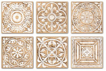 Вставка Сонет A1294\SG1550 песочный  4,7х4,7, шт