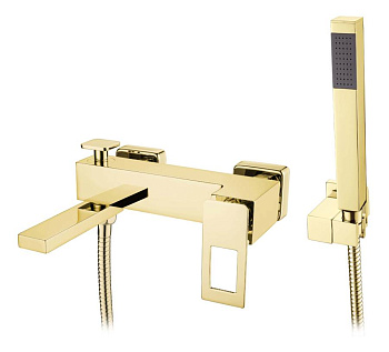 Смеситель для ванны Q GoldG_Комплект