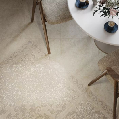 Бордюр OS\A159\SG1687 Монсанту бежевый светлый (7,2см*40,2см*8мм) (8шт/0,232м2) орнамент, шт