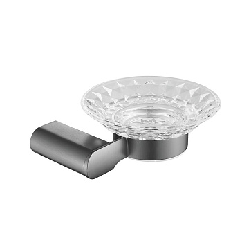 Мыльница стеклянная, RG1703T Rose, Оружейная сталь