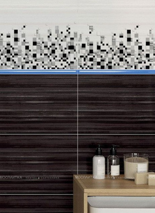 Плитка настенная Sindi черный 29,7х60 (C-SDL231D) (7шт/1,25м2), м2