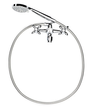Смеситель для ванны/душа Agger Retro A1921200 с душевым набором Смеситель для ванны/душа Agger Retro A1921200 с душевым набором