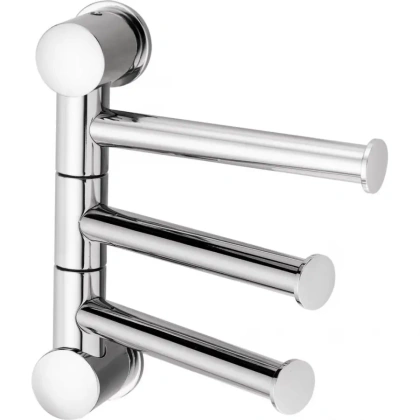 K-1053GUN METAL Держатель полотенец тройной