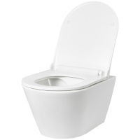 Унитаз подвесной безободковый Creto Logan L3 белый 1003-001-L3W