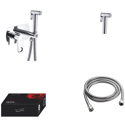 Гигиенический душ со смесителем Rose R205, хром Гигиенический душ со смесителем Rose R205, хром