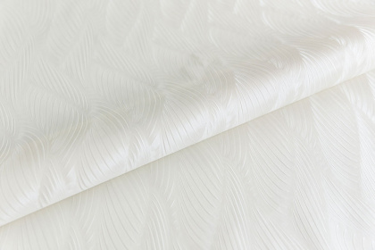 Обои виниловые Трессаж мотив, белый