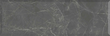 Плитка настенная 13108R Буонарроти серый темный грань обрезной 30*89.5*13.5 (4шт\1.074м2), м2