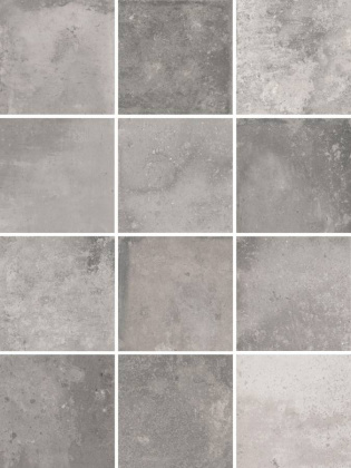 Спартель серый матовый 29,8х39,8 из 12 частей 9,8x9,8x0,7