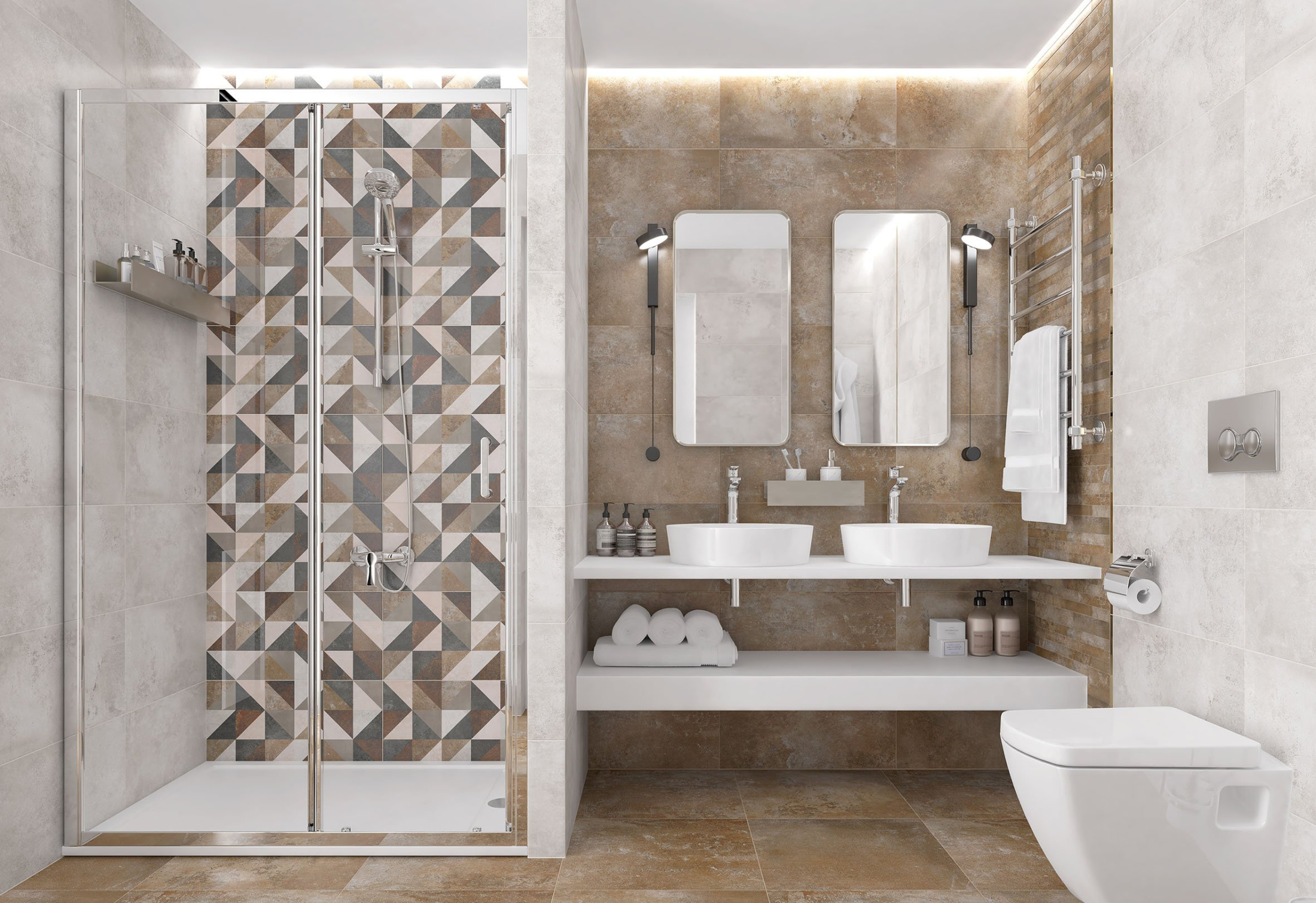 Ferry Плитка настенная микс 18-01-10-3631 30х60