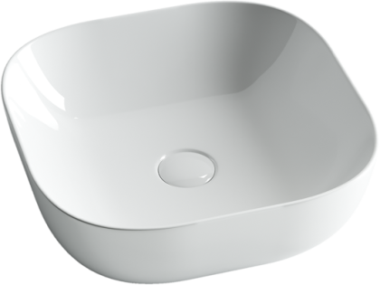 Умывальник чаша накладная квадратная Element 415*415*145мм