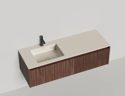 Подвесная тумба Domino 1400, шпон, Onda Plus