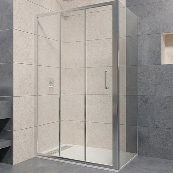 Душевой уголок RGW Passage PA-73 160х100 060873160-011 профиль Хром стекло прозрачное