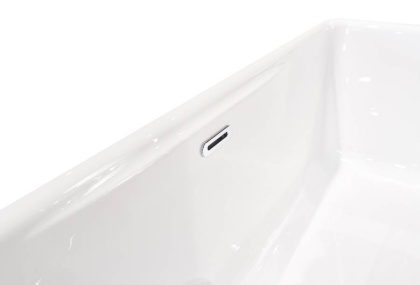 Акриловая ванна Creto Iconica 170х75 см с каркасом 15-17075