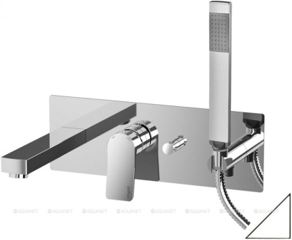 Смеситель для ванны с душем Paffoni Tilt TI001BO (с внутренней частью) Смеситель для ванны с душем Paffoni Tilt TI001BO (с внутренней частью)