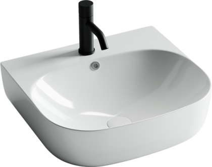 Умывальник накладной прямоугольный пристенный Element 490*445*145мм