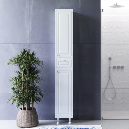 M41CSR0303WG Palace One, шкаф-колонна на ножках, универсальный, 30 см, Белый, глянец, шт