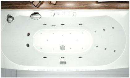Акриловая ванна Aquanet Izabella 160x75 (с каркасом)
