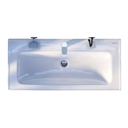 M85AWCC1002WG64 X-Joy, Раковина мебельная, керамическая, 100 см, встроенная, цвет: Белый, глянец