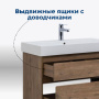 Тумба под раковину Aquanet Nova Lite 85 дуб рустикальный, 2 ящика Тумба под раковину Aquanet Nova Lite 85 дуб рустикальный, 2 ящика