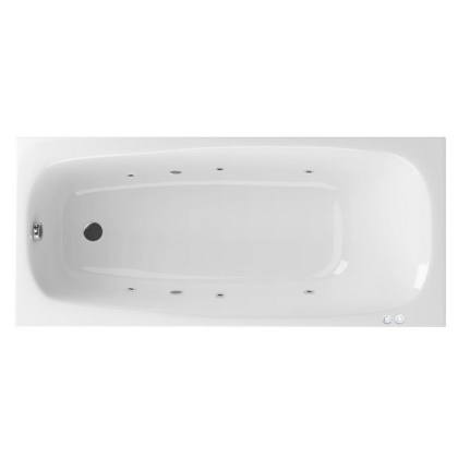 Ванна EXCELLENT Layla 180x80 "SOFT" (хром)