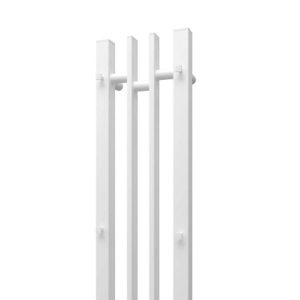 Полотенцесушитель электрический Point Фрея PN20728W П2 140x800 диммер слева, белый Полотенцесушитель электрический Point Фрея PN20728W П2 140x800 диммер слева, белый