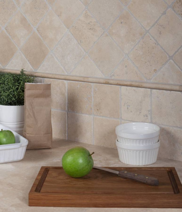 Натуральный травертин, МОЛДИНГ 1,5х30,5, Provance