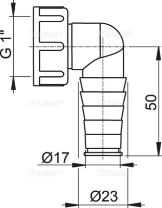 Штуцер G1"/17–23