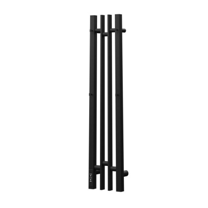 Полотенцесушитель электрический Point Фрея PN20728B П2 140x800 диммер слева, черный Полотенцесушитель электрический Point Фрея PN20728B П2 140x800 диммер слева, черный