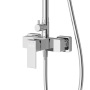SLIDER-CD-01 Душевая стойка со смесителем, хром