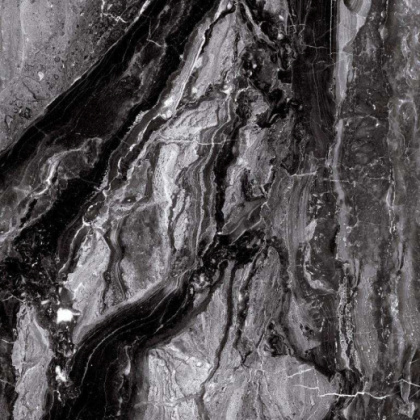 Duna/Velsaa - Керамогранит - Ониче Черный - 60х60 см (Detroit Black)