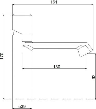 Orange SOLE M03-021cr Смеситель для раковины с декором