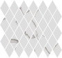 Декор Монте Тиберио мозаичный белый глянцевый 37,5x35x1