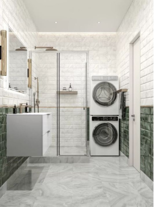 Сеттиньяно белый грань глянцевый 9,9x20x0,92