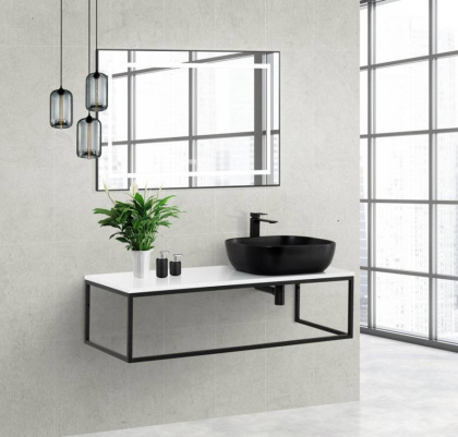 Консоль металлическая под накладные раковины BelBagno EK-140-ST Консоль металлическая под накладные раковины BelBagno EK-140-ST